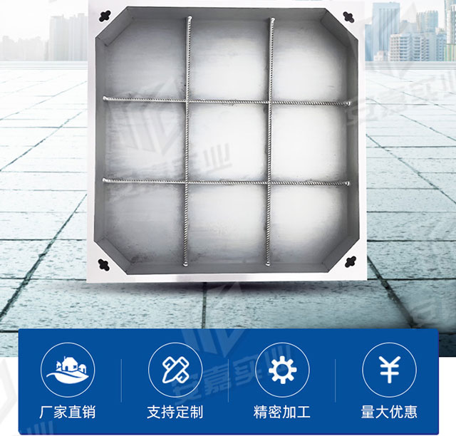 湖南安嘉304包边不锈钢井盖2