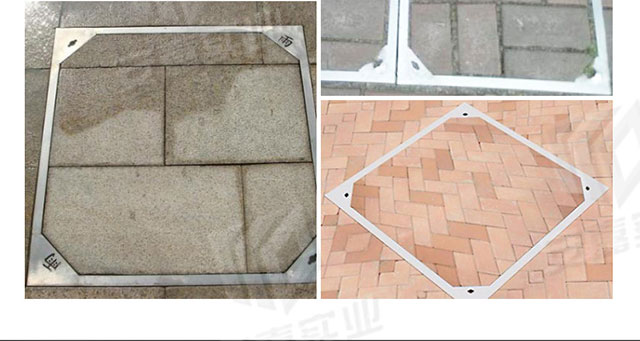 湖南安嘉304包边不锈钢井盖15